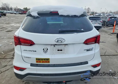 2017 Hyundai Santa Fe Sport из США, поврежденный, VIN 5XYZWDLAXHG477574